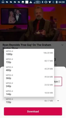 DownTube - youtube video downloader android App screenshot 1