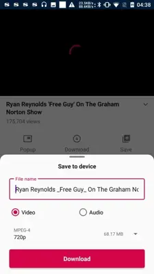 DownTube - youtube video downloader android App screenshot 5